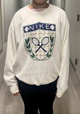 VTG NIKE VINTAGE Wimbledon Sweatshirt Tennis Challenge 80’s McEnroe