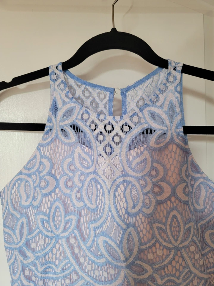 Vestido sin mangas PRIMAVERA para ocasiones especiales periwinkle talla 16 ediciones raras para niñas Foto 2 de 4