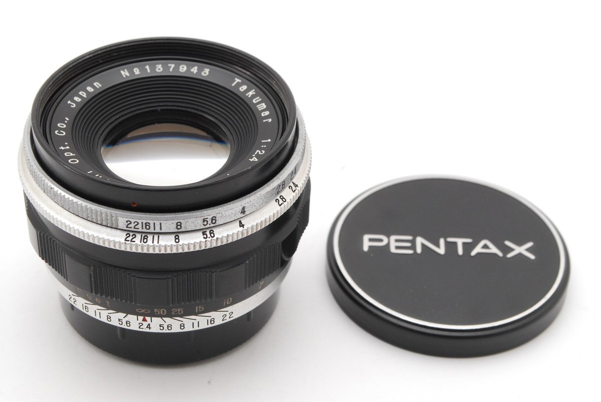 【希少】Takumar 58mm f/2.4 M42レンズ pentax Super Rare!! [Top MINT] Asahi Pentax Takumar 58mm F2.4 MF Lens for