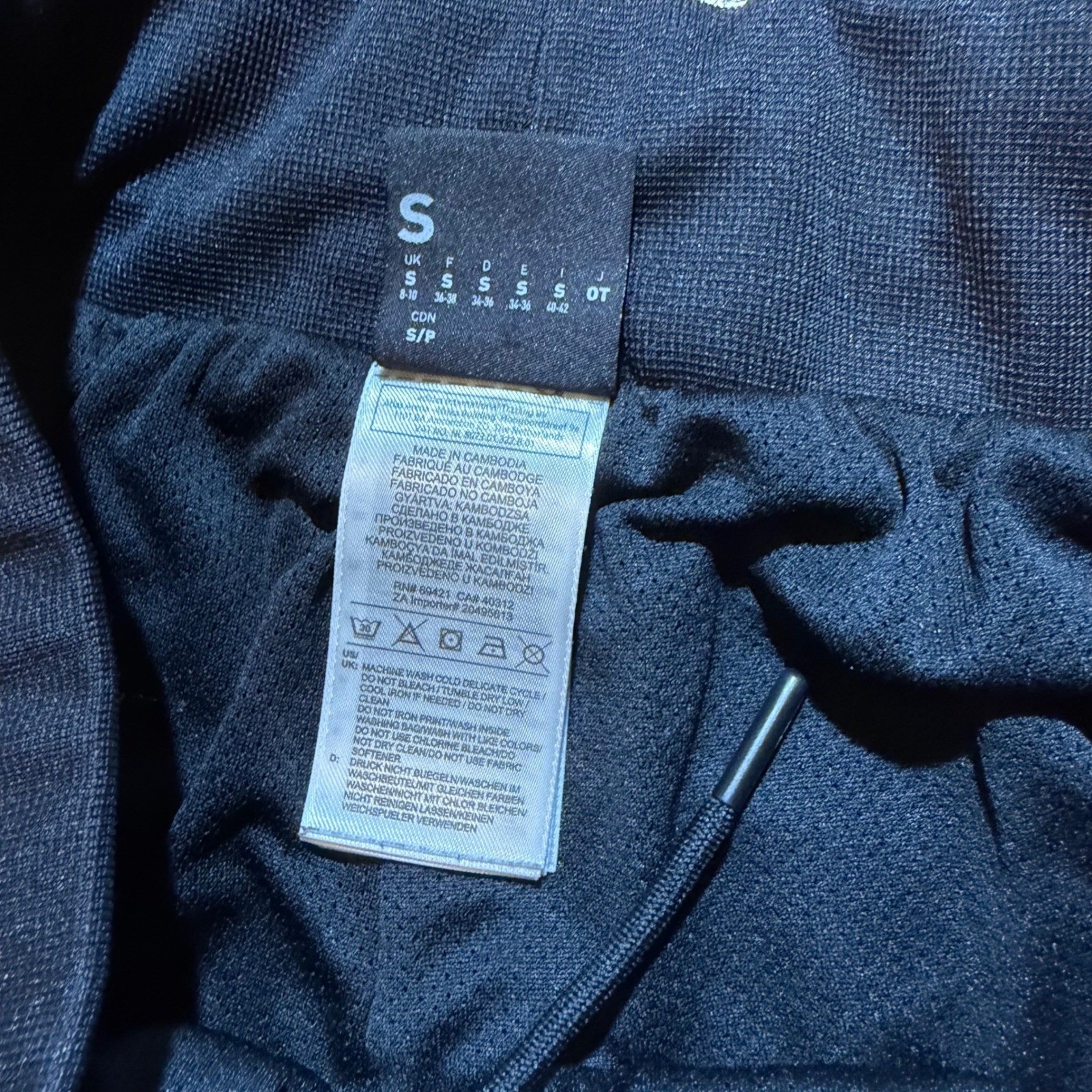 Reebok x Gigi Hadid Track Pants Womens Small Black Red Yellow Colorblock Joggers thumbnail 4