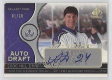 2005-06 SP Game Used Edition Draft 1/20 Alex Frolov Alexander #AD-AF Auto 0uj7