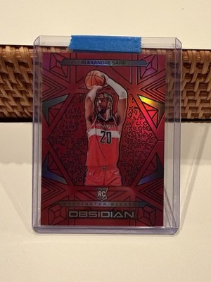 2024-25 Panini Obsidian - Alexandre Sarr, Alexandre Sarr #163 Electric Etch Red