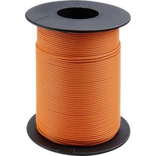 Donau Elektronik 119-17 Wiring Cable 1 x 0.14 mm  Orange 100 m