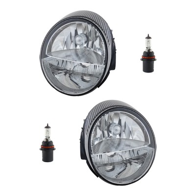 Headlight Kit For 2002-2005 Ford Thunderbird Driver and Passenger Side