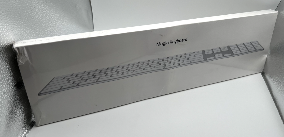 Apple Magic Keyboard with Numeric Keypad Silver MQ052LL/A Wireless