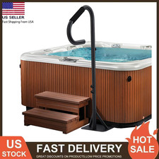 Hot Tub Handrail 360 Rotatable Spa Side Handrail Adjustable Height Non-Slip Grip