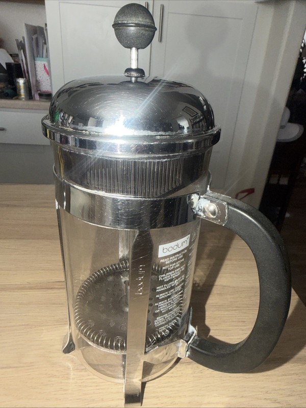 Bodum French Press Pour Over 6 Cups Stainless Steel Coffee Maker