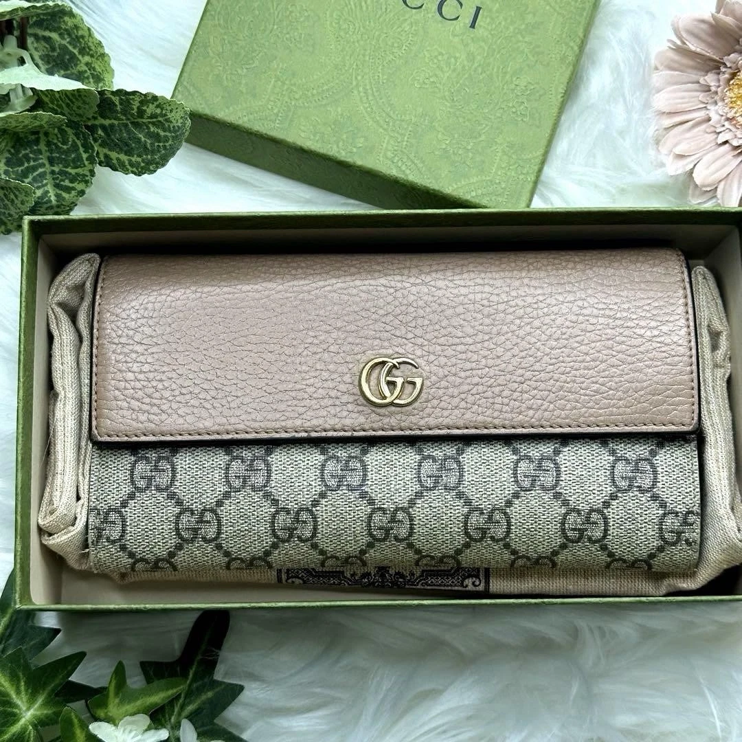 Portefeuille Gucci Continental Gg Marmont Supreme m1_0426