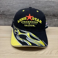 Chip Ganassi Racing Hat Cap Strap Back One Size Black Mens Lone Star NASCAR