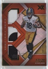 2019 Panini XR Rookie Triple Threats Materials Orange 8/25 Diontae Johnson 13st