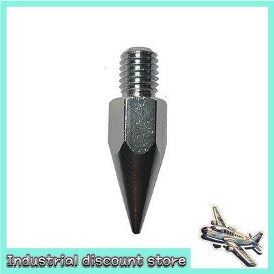 NEW 33mm length mini Pole Point tip for mini prism GPS pole - M10 Thread Steel *