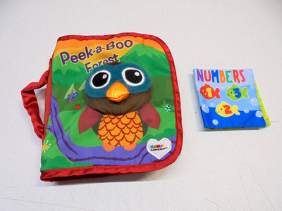 Peek-a-Boo Forest Friends Lamaze Baby Book Interactive Soft Cloth Crinkle Book