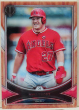 2018 TOPPS TRIBUTE MIKE TROUT #1 Card LOS ANGELES ANGELS