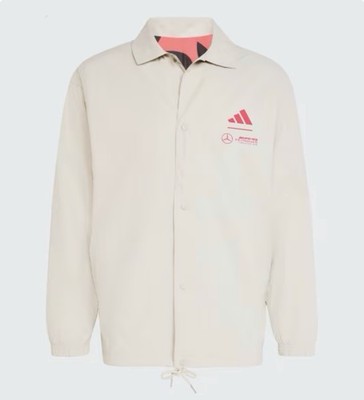 $165 ADIDAS MERCEDES AMG PETRONAS FORMULA ONE COAT COACH JACKET JW3362 SZ XL
