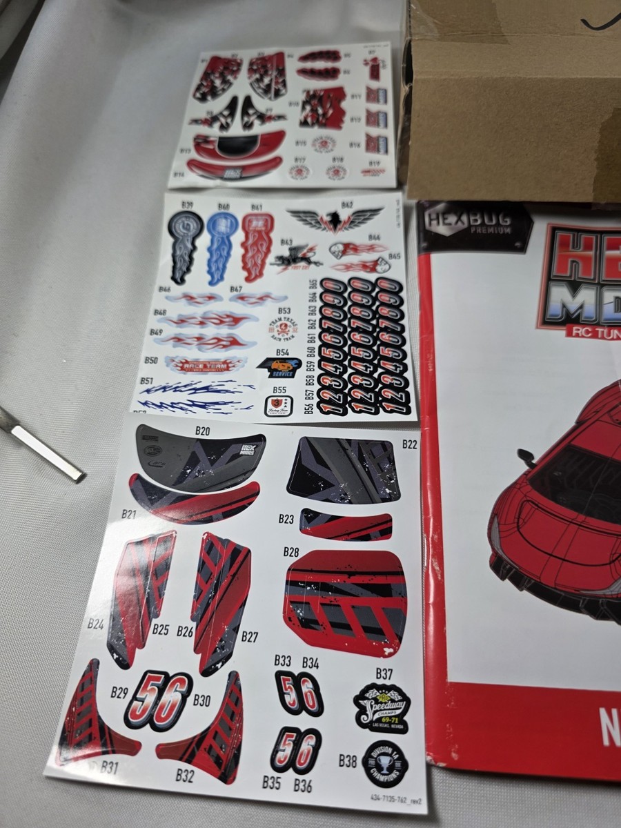 HEXBUG HEX MODS RC Tuner Car Night Hawk Parts & Remote Only