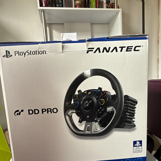 Fanatec DD Pro Gran Turismo Racing Wheel Wired for PS5/PS4 Black/Silver