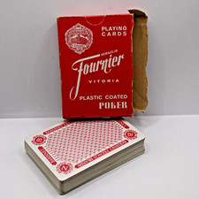 54 CARTE DA GIOCO Vintage HERACIO FOURNIER VITORIA Collezione Vecchie Poker
