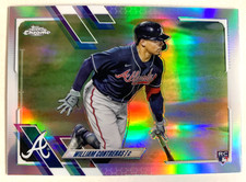 WILLIAM CONTRERAS REFRACTOR ROOKIE • 2021 Topps Chrome #51 • SHARP BREWERS SP RC