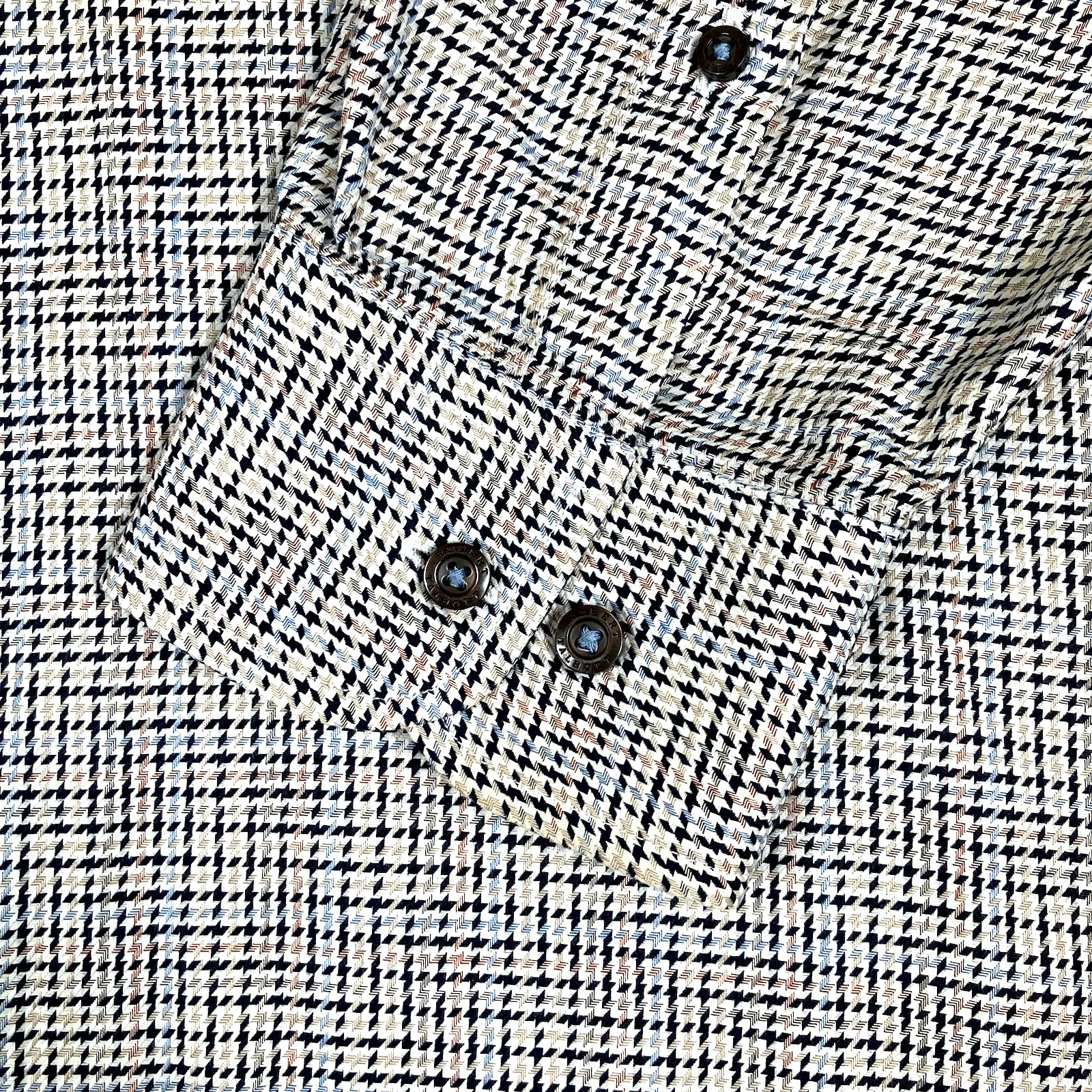 Robert Talbott 2XL Multicolor Houndstooth Pattern… - image 3