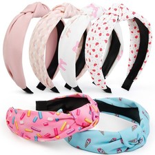6Pcs Headbands for Women Girls,Cute Knotted Head Bands ,Top Knotted H...