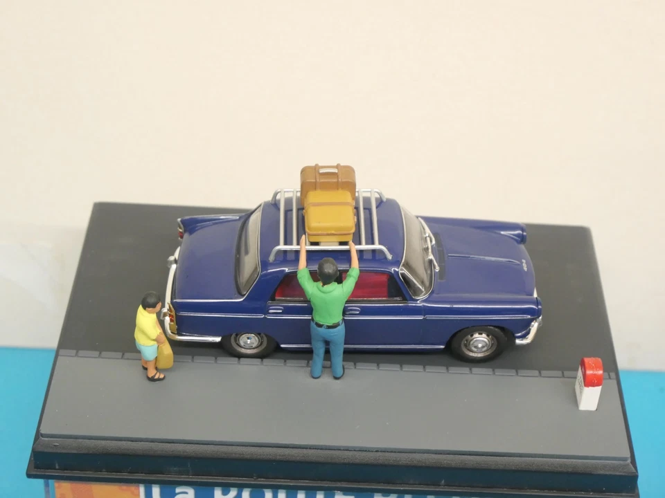 -1/43-ALTAYA-LA ROUTE BLEUE-no1-PEUGEOT 404 le grand depart- - Photo 2/4