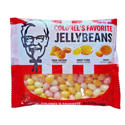 Kentucky Fried Chicken KFC Colonel's Favorite Jelly Bean Candy 4oz Bag Exp 03/27