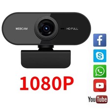 1080P HD Webcam with Microphone, Computer USB Web Camera at 1080P/30fps, 100...