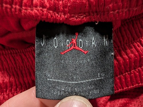 Nike Air Jordan Herren Diamond Flight Red Perforemance Basketball Shorts Größe XL - Bild 3 von 11