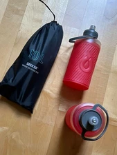 HydraPak Seeker 10L Water Bag and 2x HydraPak Flux 750ml Soft Water Bottles