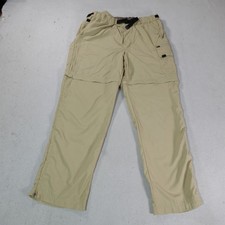 Gander Mountain Convertible Pants Mens Large Nylon Zip Off Quick Dry Hiking Outd