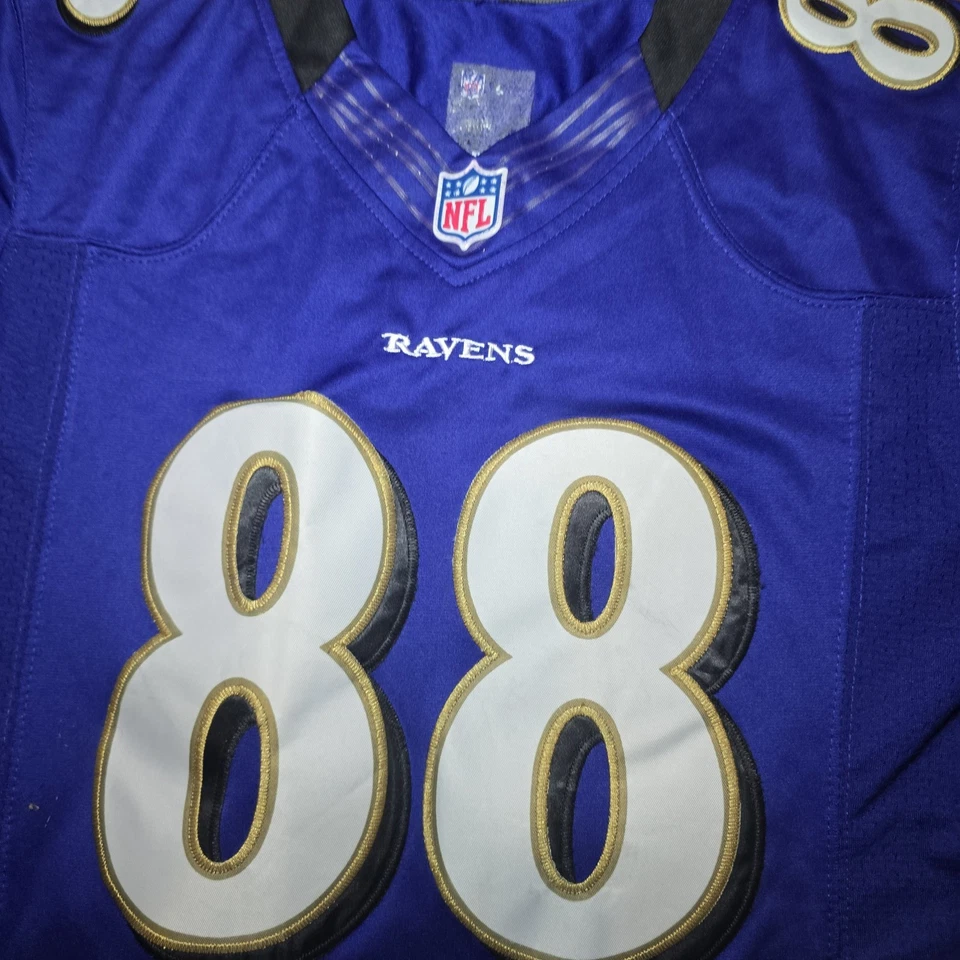 Camiseta Nike Dri-fit Baltimore Ravens Lamar Jackson #8 NFL Manga Corta Talla M Foto 2 de 4