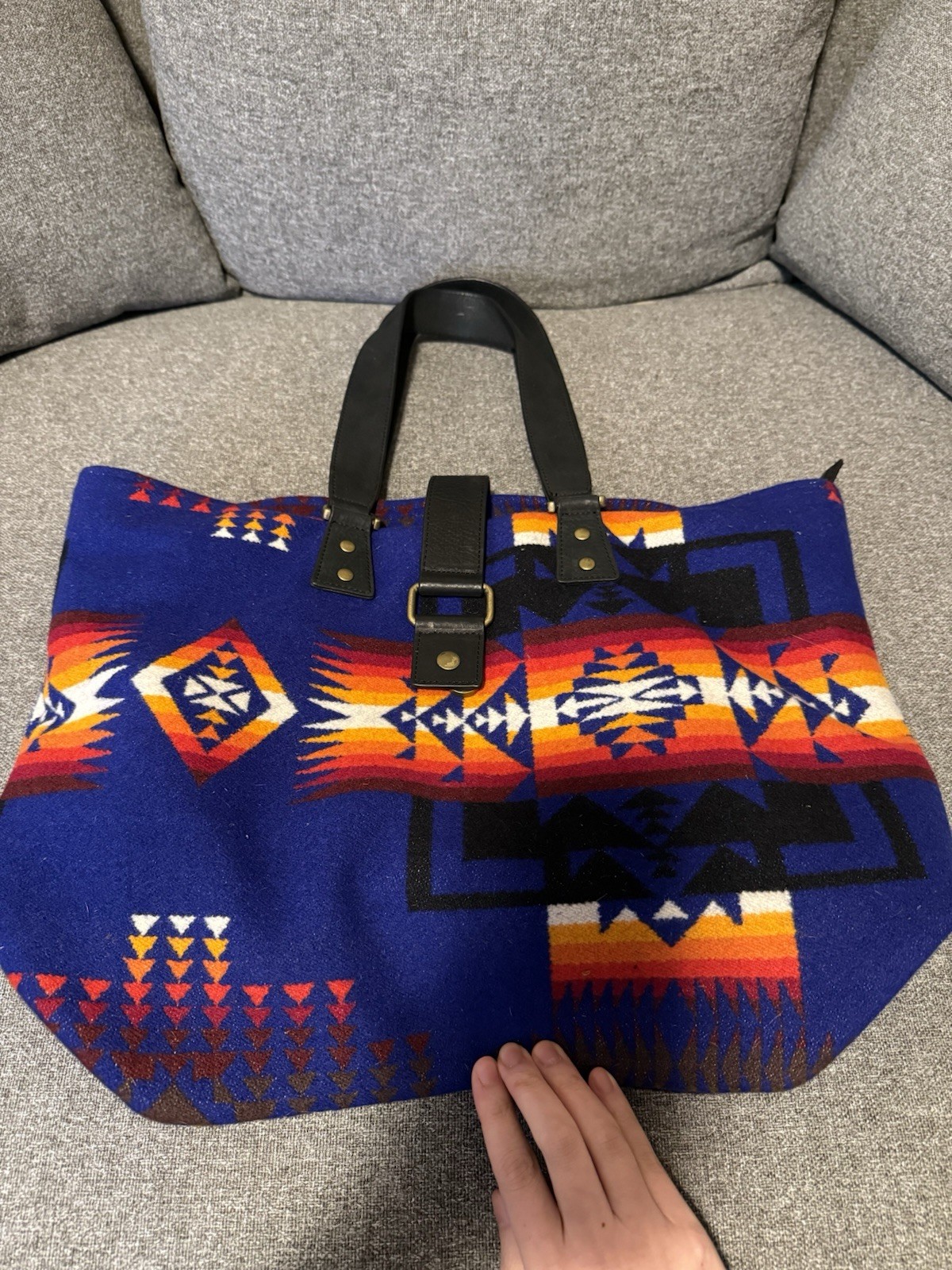 🌸 PENDLETON Colorful Wool Native Indian Blanket … - image 5