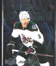 2023-24 SkyBox Metal Universe #M17 Jason Zucker Meltdown Arizona Coyotes