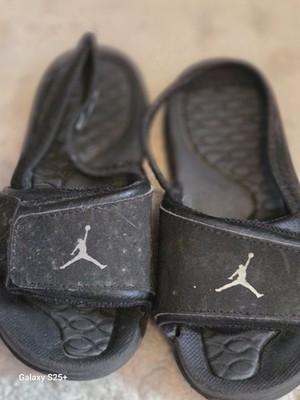 Nike Jordan Hydro 2 TD Size 9c Slide Sandal Black