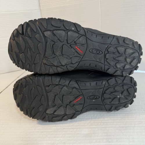 Salomon Snowtrip Thinsulate 200 Gram Waterproof Boots Mens Size 8.5 Black Hike - Picture 13 of 22