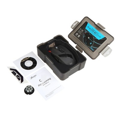 ZELOTES C-12 Kabelgebundene Optische USB-Gaming-Maus Mit 12 Programmierbaren