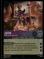 JAFAR - HIGH SULTAN OF LORCANA 74/204 REIGN OF JAFAR LORCANA COLD FOIL NM