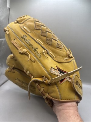 Saranac Deluxe Series Diamond Pro C6009 Right Handed Leather Glove LH Left Throw