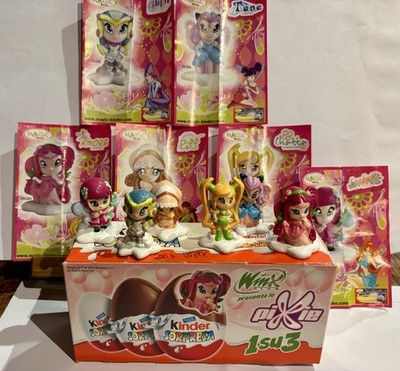 Kinder Surprises Complete WINX CLUB PIXIE 6 Figures 6 Cards