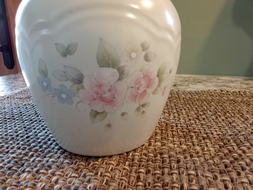 Vintage Pfaltzgraff Tea Rose Ginger Jar 9" Ceramic Table Lamp No Shade Tested - Bild 6 von 6