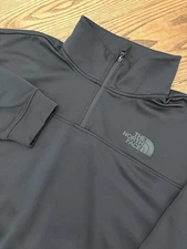 The North Face Men’s XL Black Horizon Fleece 1/4 Zip Pullover Double-Knit