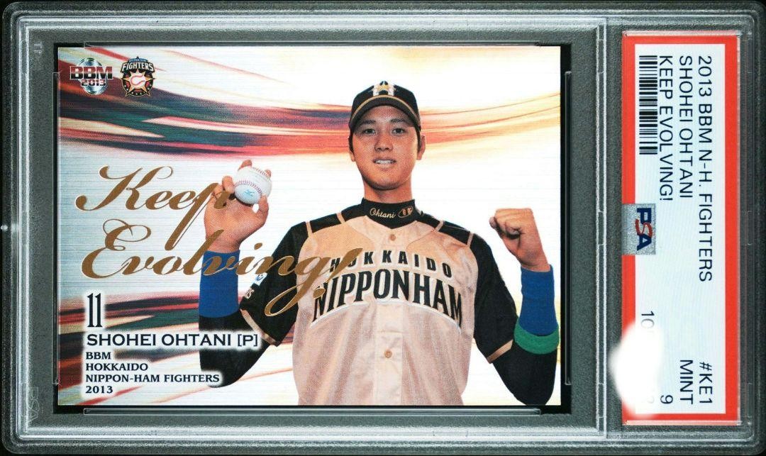 Shohei Ohtani 2013 BBM Rookie #KE1 PSA9 Keep Evolving Japan Hokkaido Fighters JP