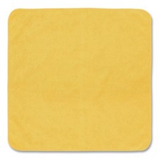 Rubbermaid Commercial 1820580 12" x 12" Microfiber Cloths - Yellow (24/PK) New