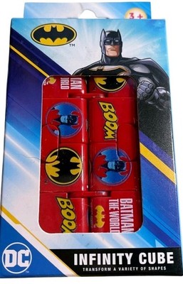DC Comics Batman Red Infinity Cube Fidget Toy Anxiety Stress WB NEW
