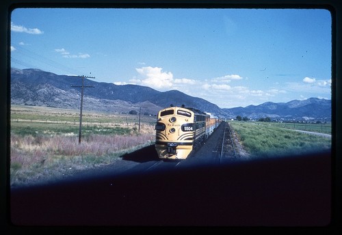 Denver & Rio Grande Western D&RGW F3A 5504 Meet Scene Slide