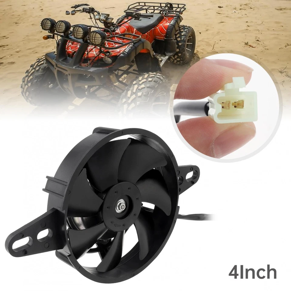Motorcycle Radiator Cooling Fan Oil Cooler Water Cooler Electric Fan 4inch 5inch - Image 4 of 4