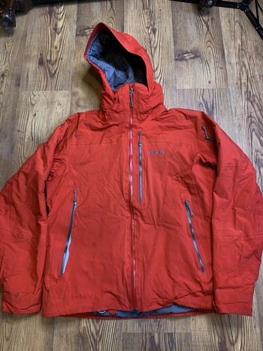 Patagonia H2no Nano Storm Primaloft Red Full Zip Hooded Men's Jacket Size M READ