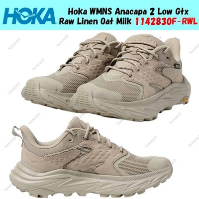 Hoka WMNS Anacapa 2 Low Gtx Raw Linen Oat Milk 1142830F-RWL Damen Gr.