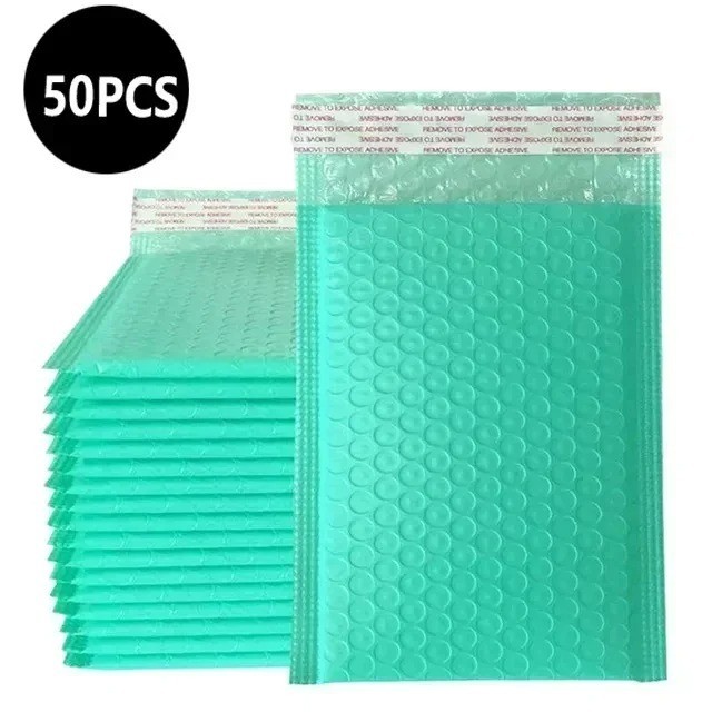 Sobres acolchados multicolores para sobres de burbujas 50 un. bolsas de envío auto selladas