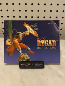Tecmo Rygar (Nintendo Entertainment System, 1987) NES With Manual. Tested